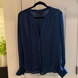 Banana Republic Navy Blue Women's Blouse